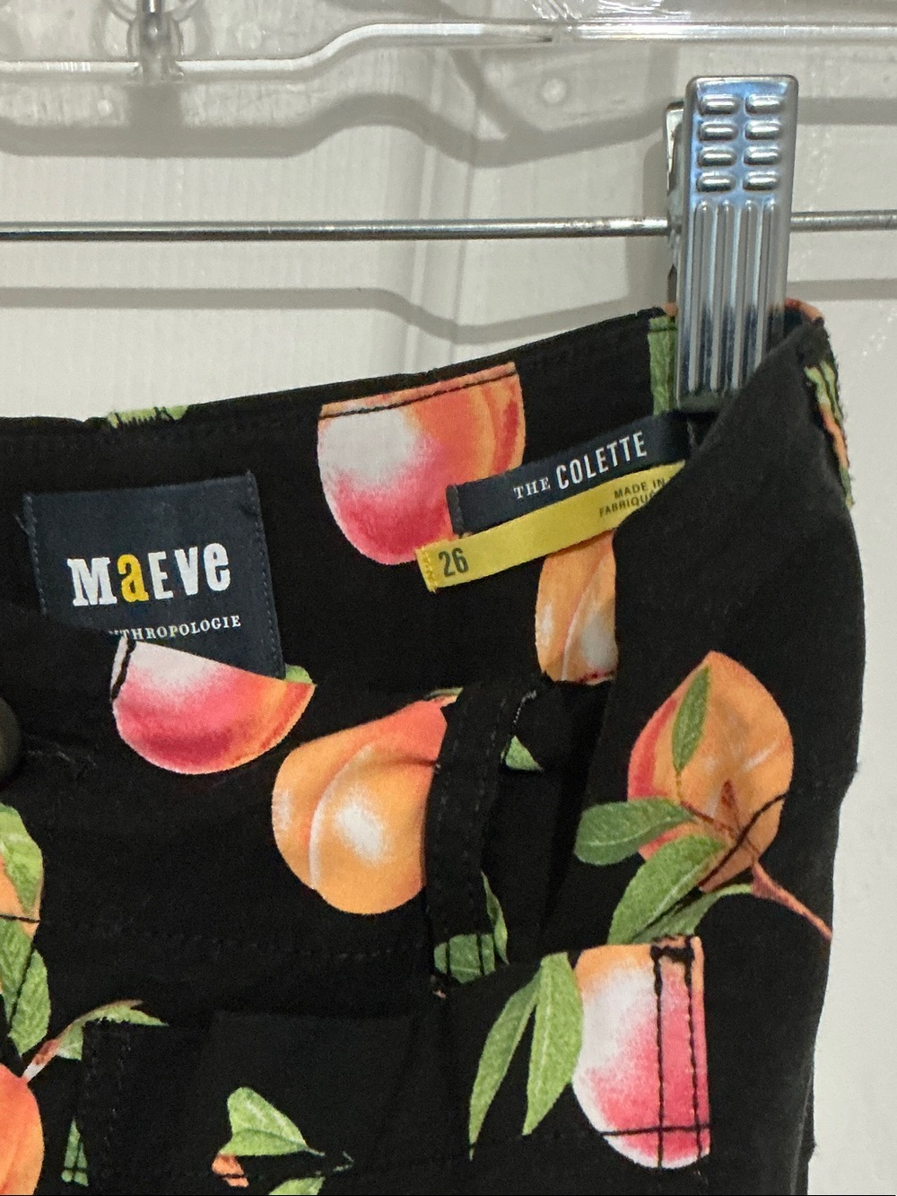 Maeve the Colette with Peach Print - Picture 2 of 3